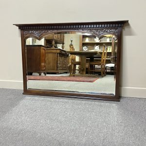 Edwardian Walnut Wall Mirror