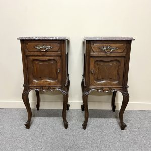 Pair of French Antique Bedside Cabinets