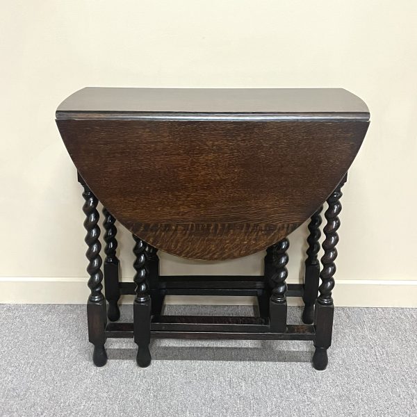 Oak Barley Twist Gateleg Table c.1920