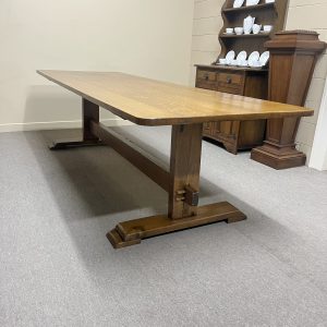 Large Oak Refectory Dining Table c.1920