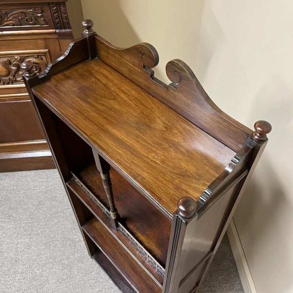 Small Edwardian Open Bookcase