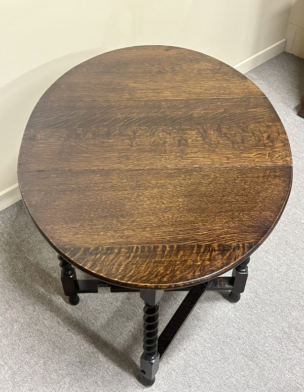 Oak Barley Twist Gateleg Table c.1920