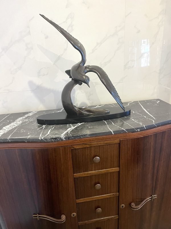 1930's French Art Deco Seabird Sculpture