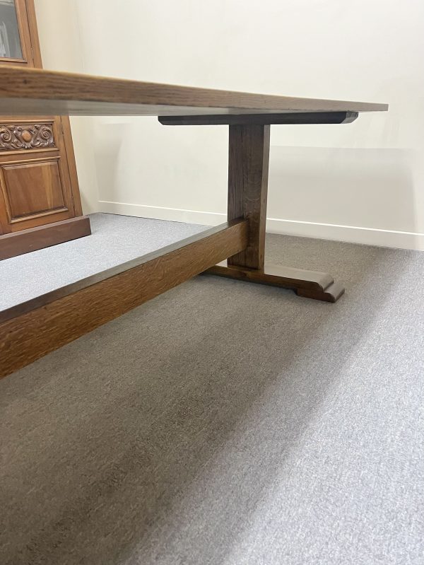 Large Oak Refectory Dining Table c.1920