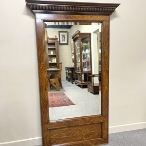 English Pollard Oak Wall Mirror
