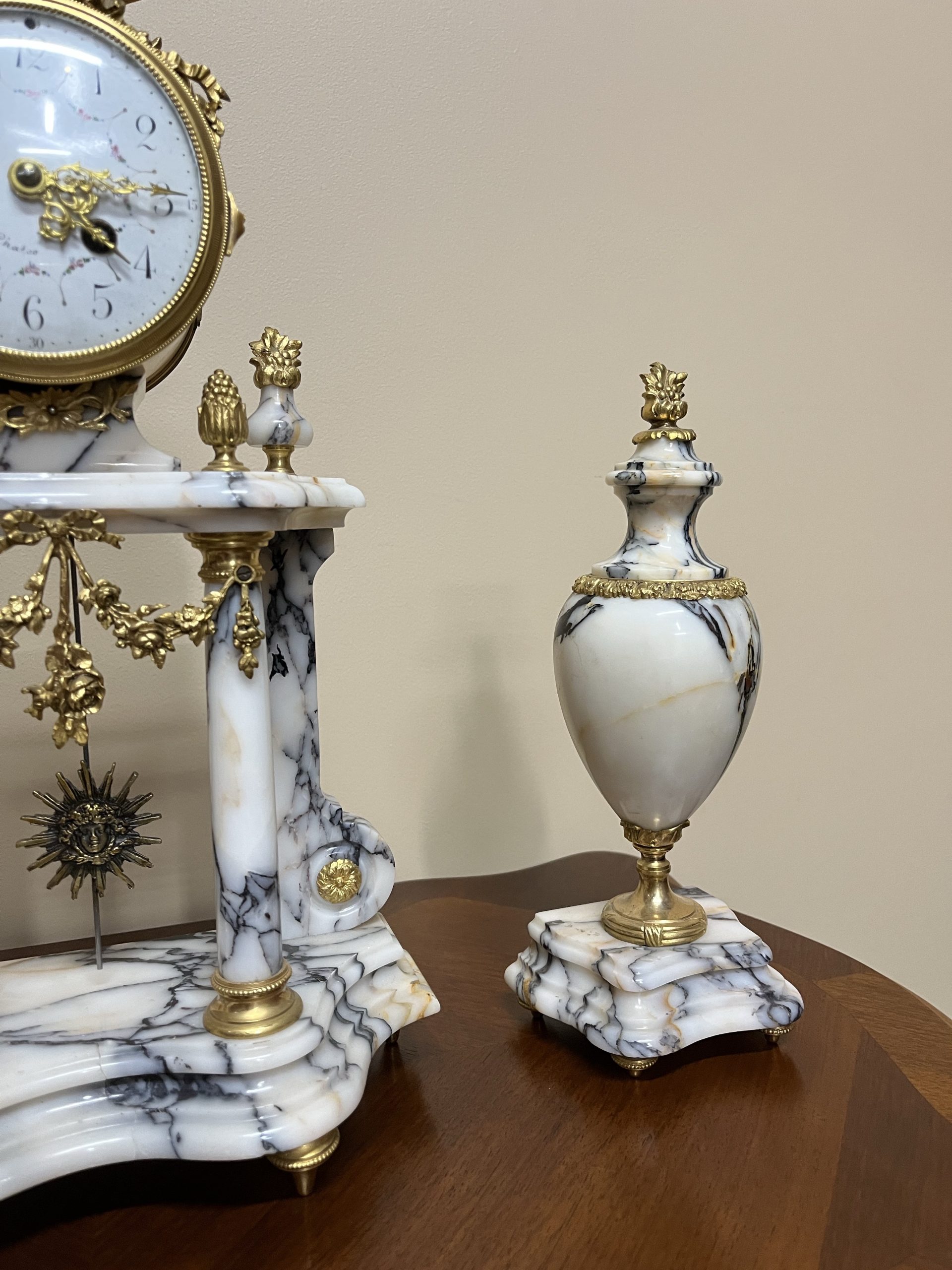 Buy Online Antique French Portico Clock c.1890 - Australian