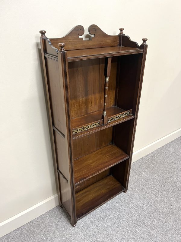 Small Edwardian Open Bookcase