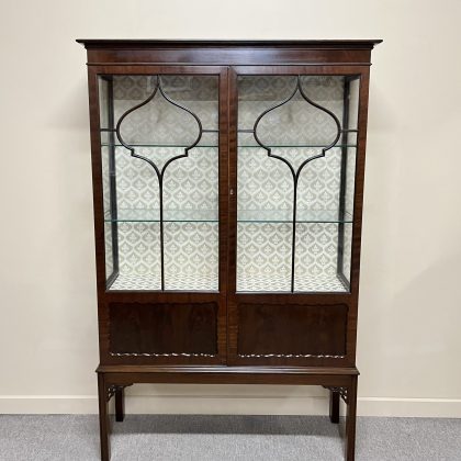 Mahogany 2-Door Display Cabinet, c.1900