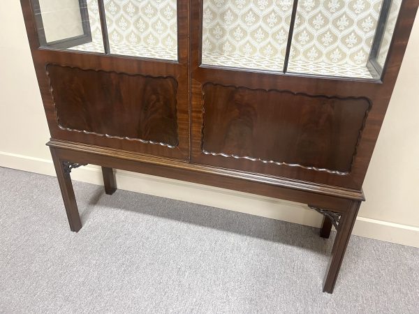 Mahogany 2-Door Display Cabinet, c.1900