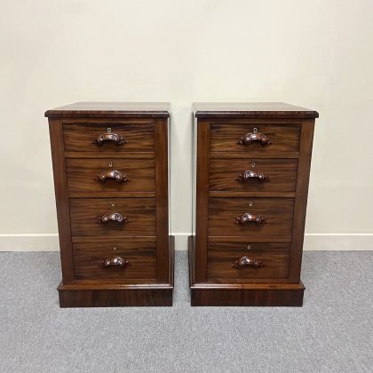 Pair of Mahogany Bedside Cabinets