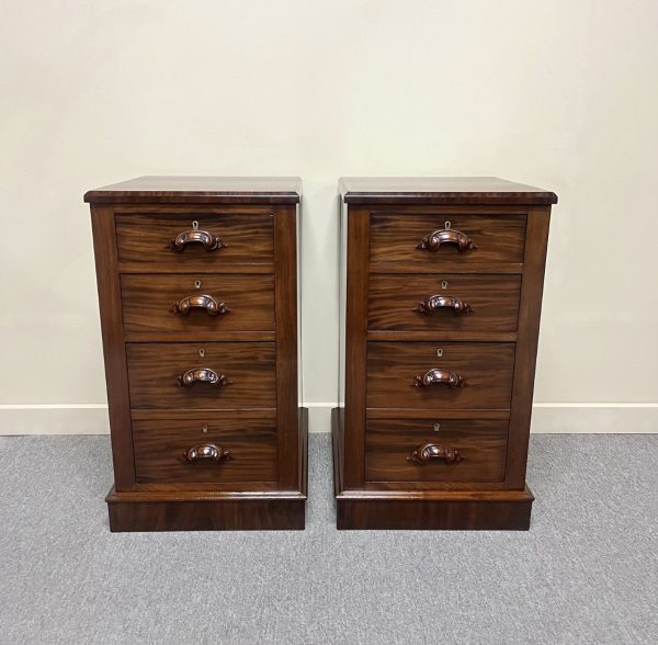 Pair of Mahogany Bedside Cabinets