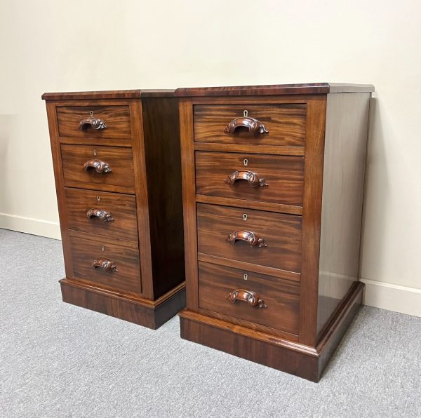 Pair of Mahogany Bedside Cabinets