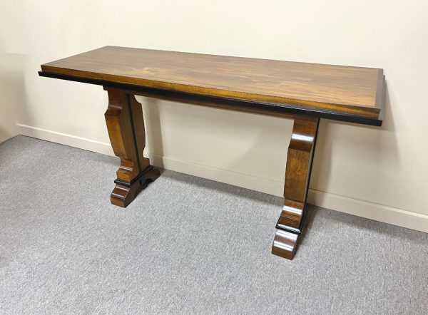 Vintage Pedestal Console Table