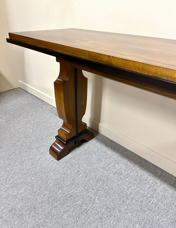 Vintage Pedestal Console Table