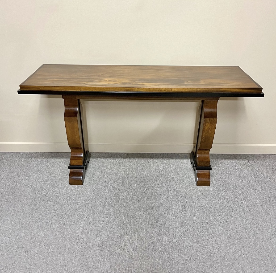 Vintage Pedestal Console Table