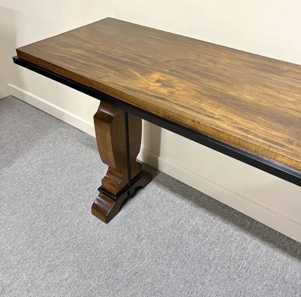 Vintage Pedestal Console Table