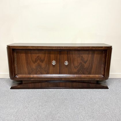 French Art Deco 2-Door Low Cabinet