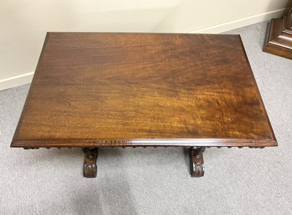 French Renaissance Revival Side Table or Library Desk