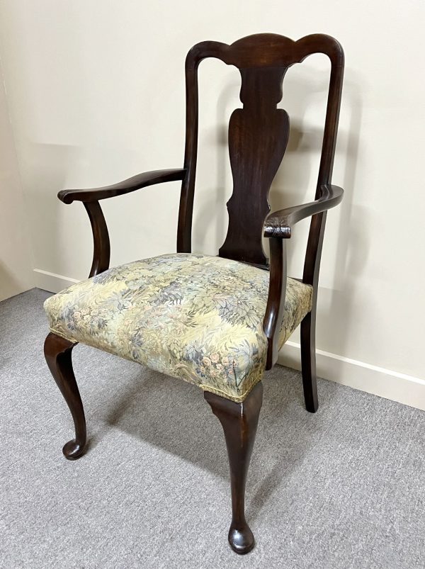 Pair of Georgian Style Dining Carver Chairs