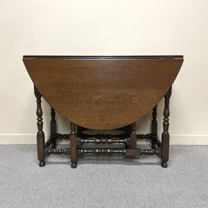 Antique Oak Drop Leaf Gateleg Table