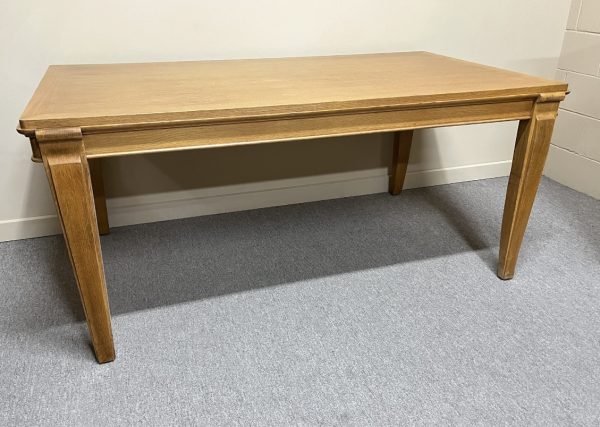 French 1940's Oak Dining Table