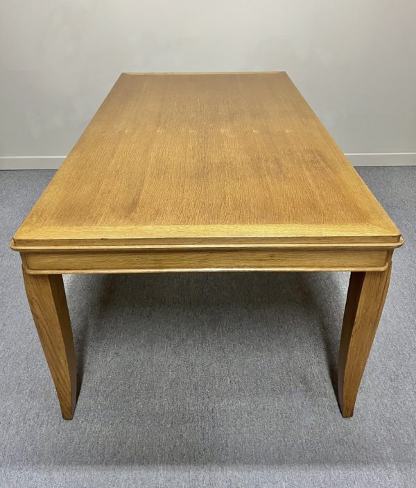 French 1940's Oak Dining Table