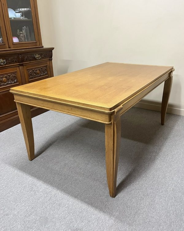 French 1940's Oak Dining Table