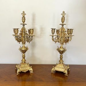 Pair of 19th Century French Candelabra