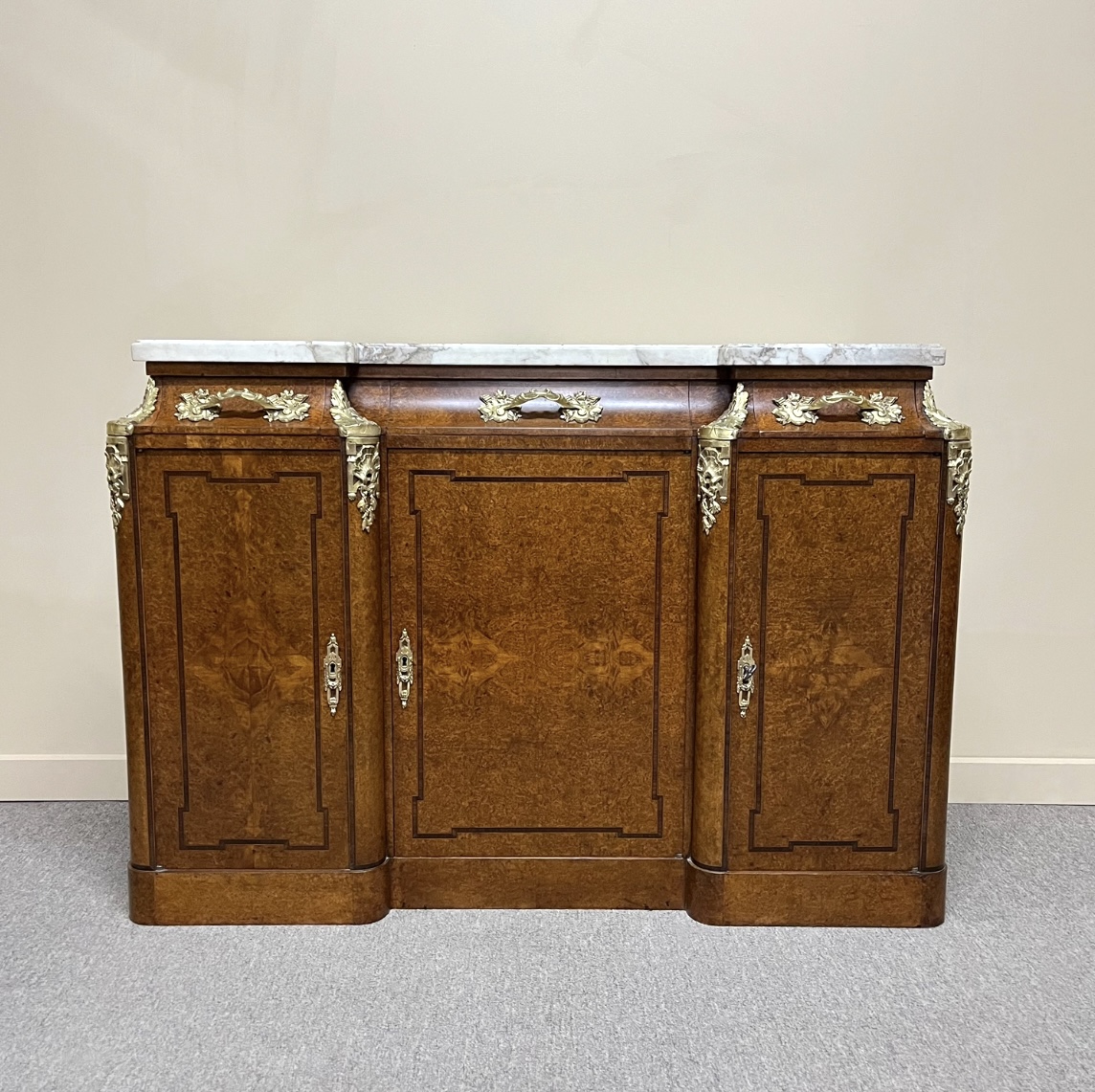 French Amboyna Sideboard, c.1915