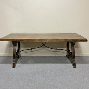 Antique Fruitwood Spanish Dining Table