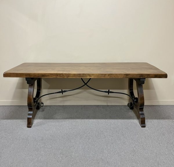 Antique Fruitwood Spanish Dining Table