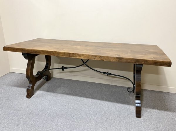 Antique Fruitwood Spanish Dining Table