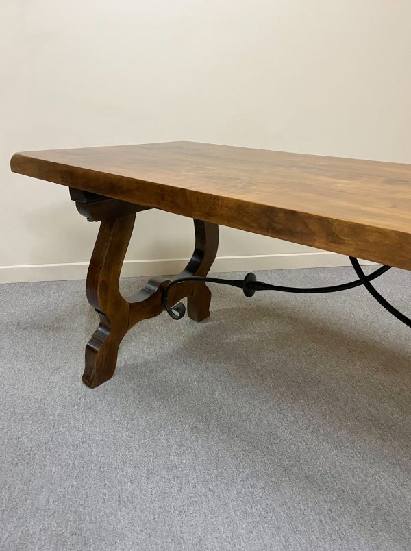 Antique Fruitwood Spanish Dining Table