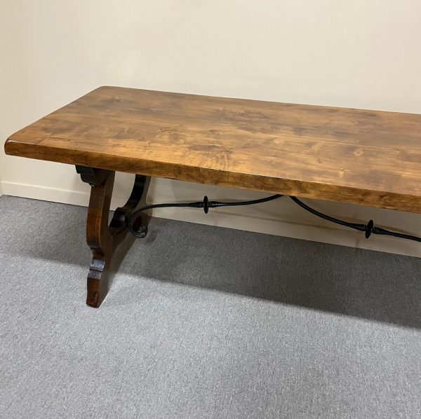 Antique Fruitwood Spanish Dining Table